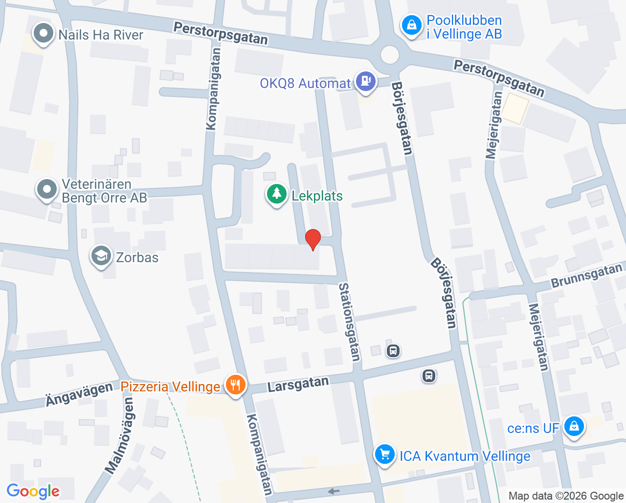 Karta till Oris Dental Vellinge, Vellinge