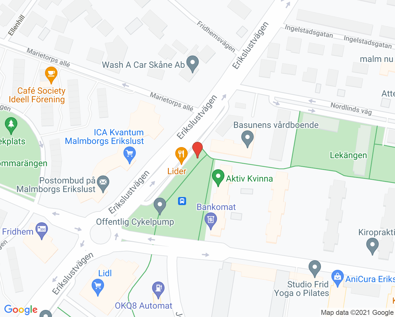 Karta till Nyström Anders, Malmö