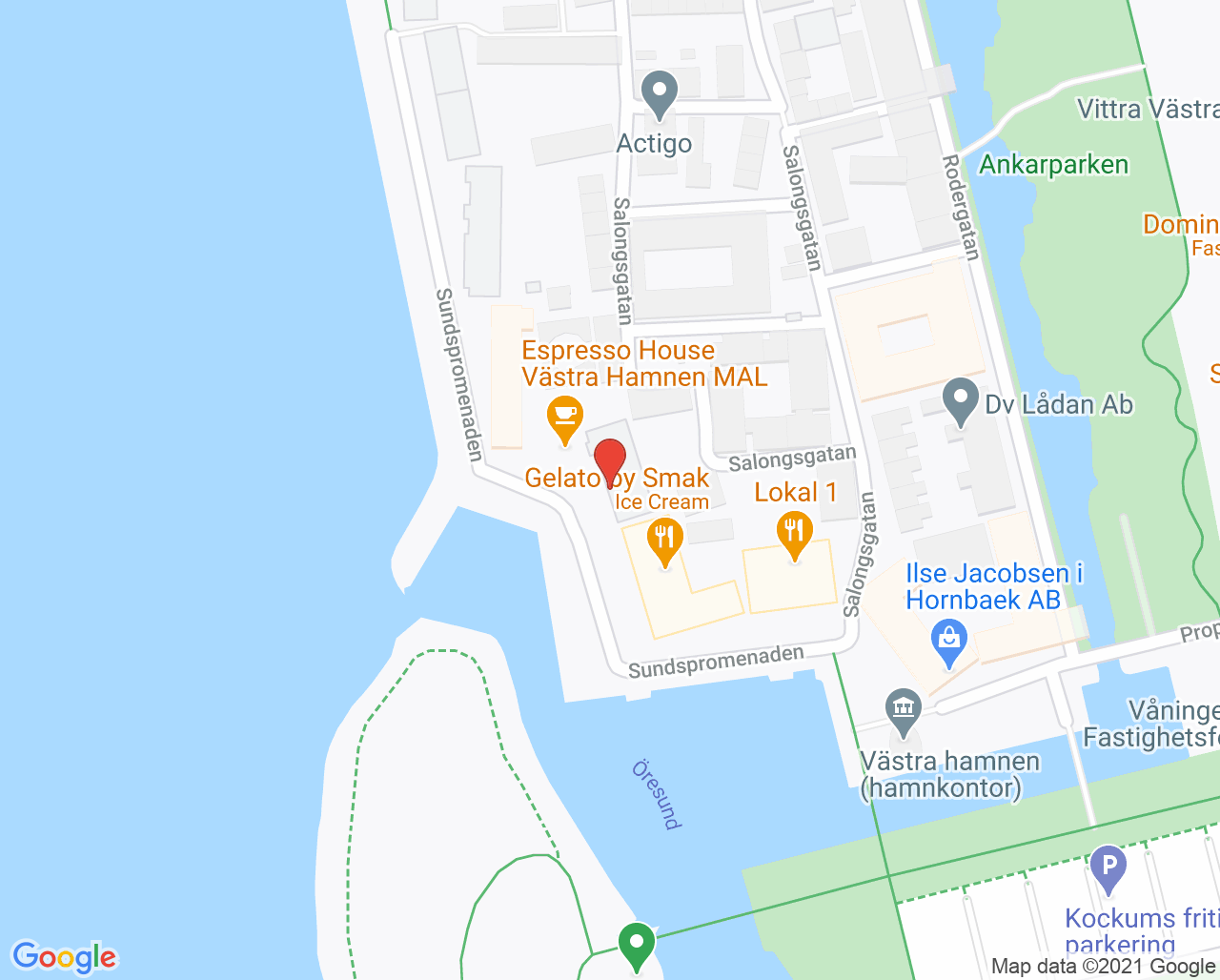 Karta till Existensia, Malmö