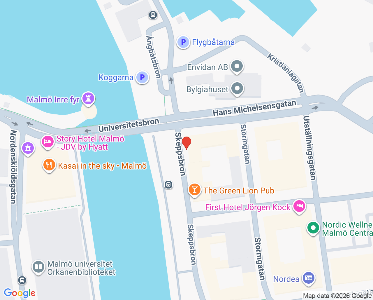 Karta till Läkare o Estetik Klinik