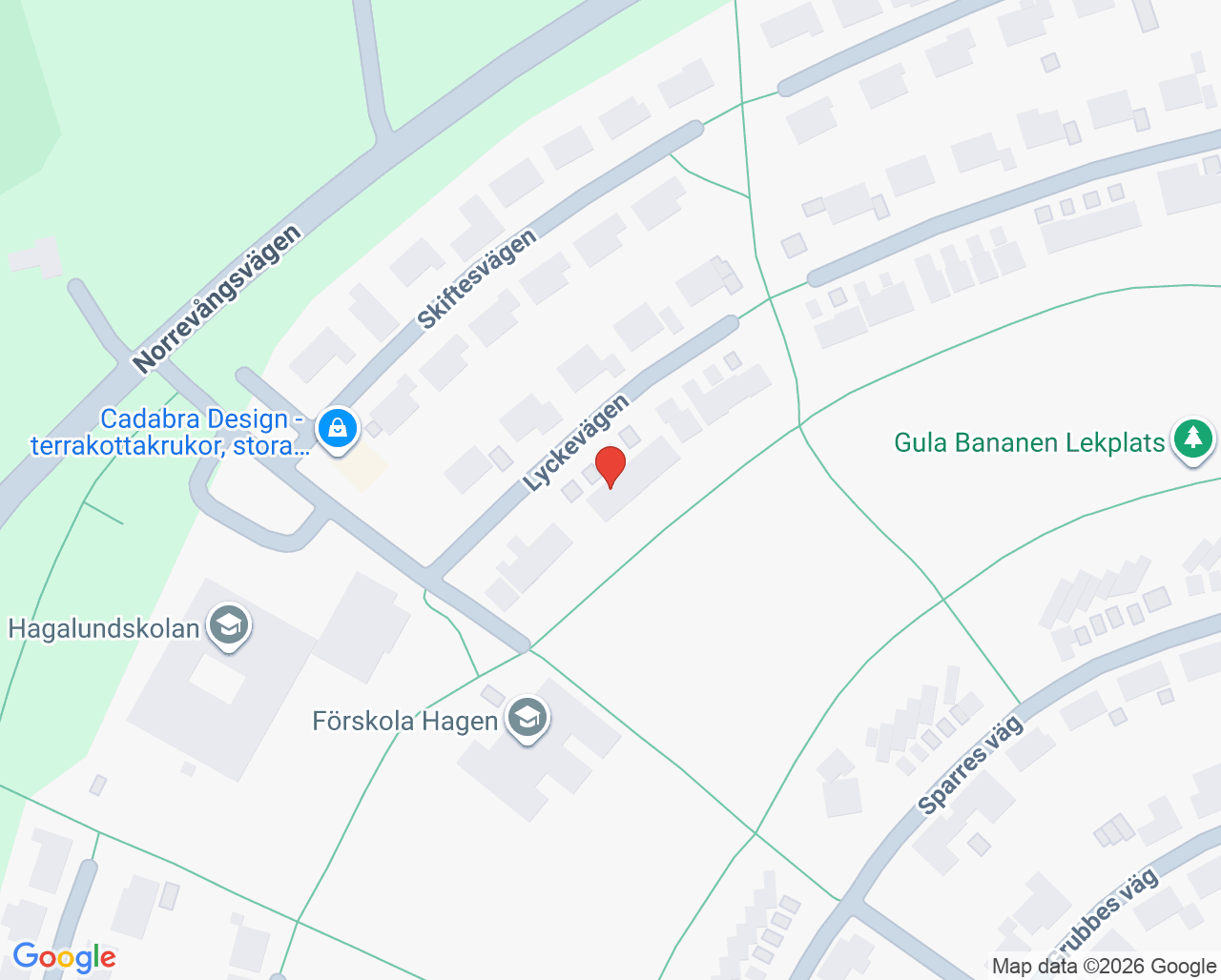 Karta till Marias Fot och Hudvård, Dalby