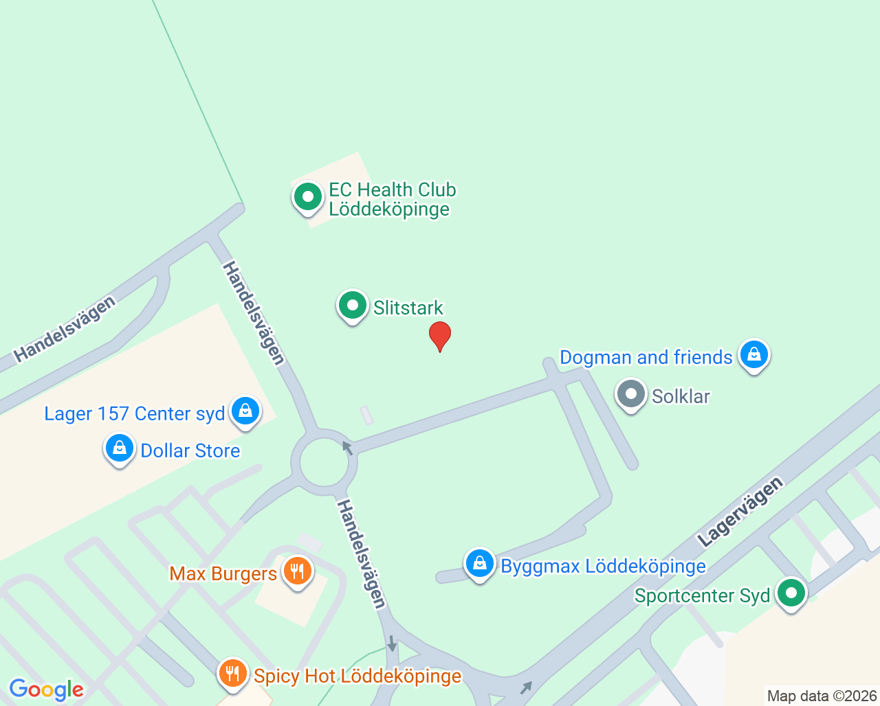 Karta till Öresundstandläkarna Löddeköpinge