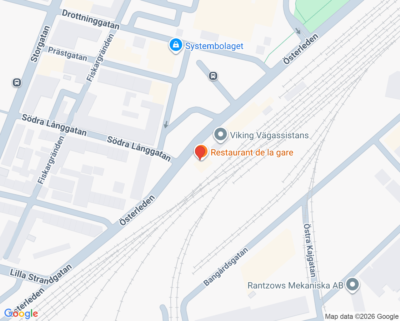 Karta till Elda Bonora Psykoterapi och Handledning, Landskrona