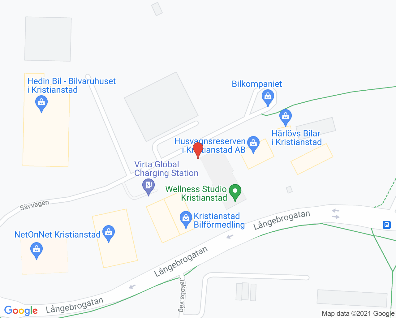 Karta till Meijer Jenny, Kristianstad