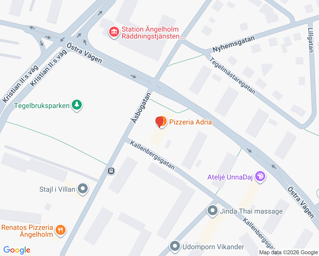 Karta till Oris Dental Ängeholm