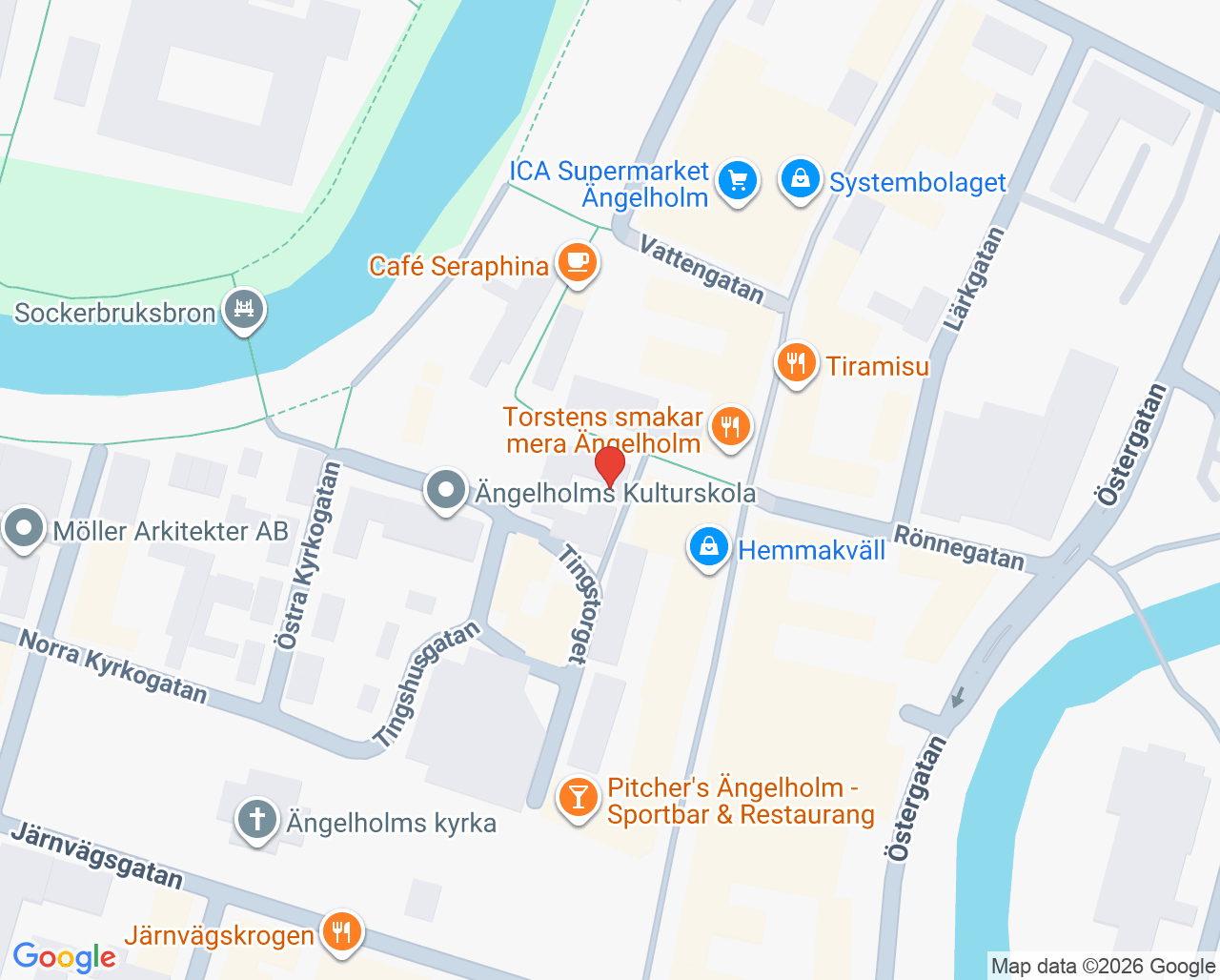 Karta till Elfstadius Magnus, Ängelholm