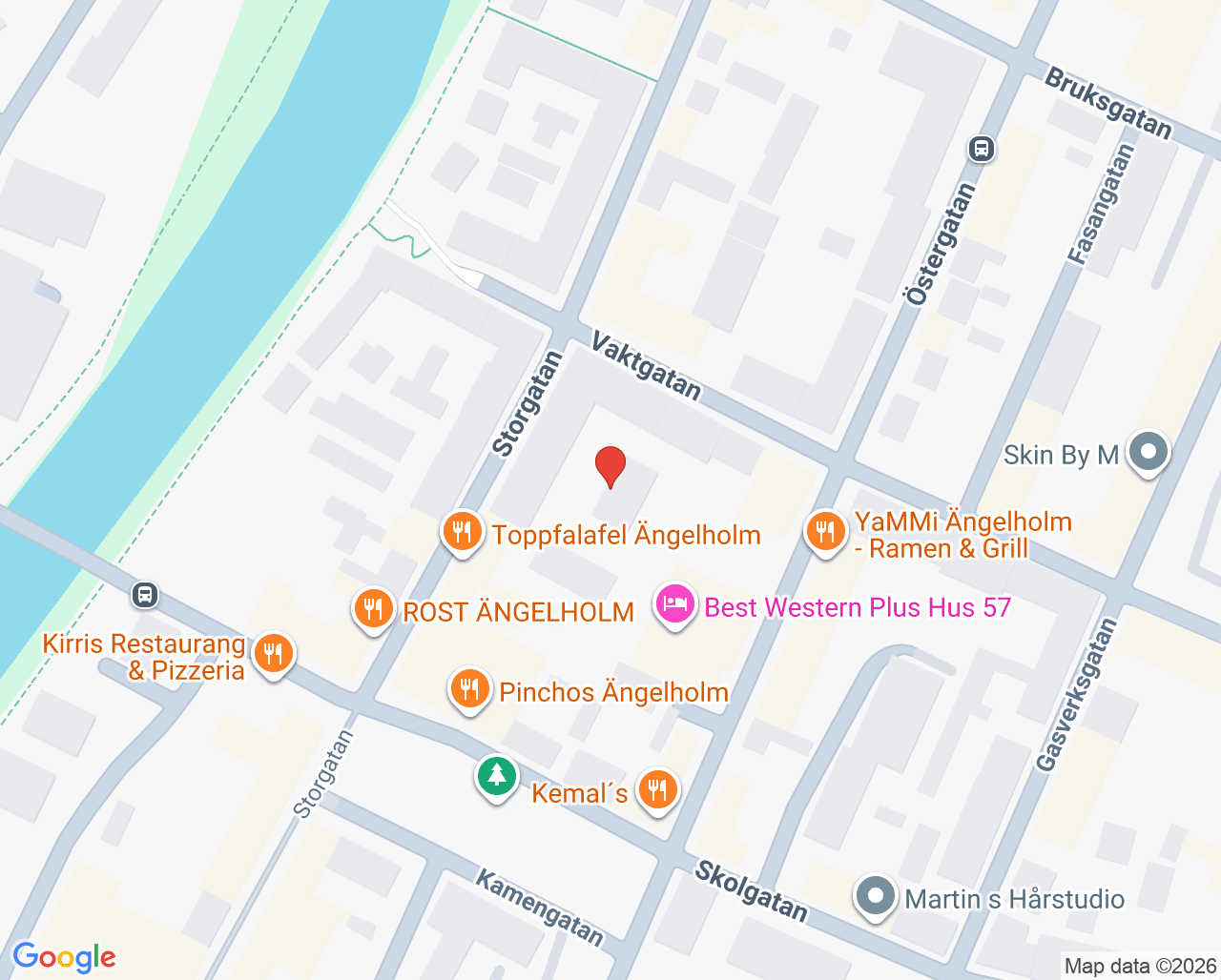 Karta till Anette Adorjan Psykoterapi Ängelholm