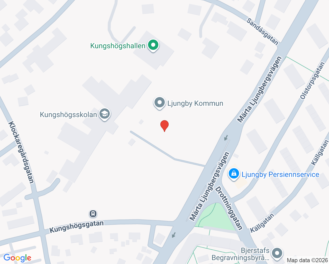 Karta till Ortodonti Ljungby, LJungby
