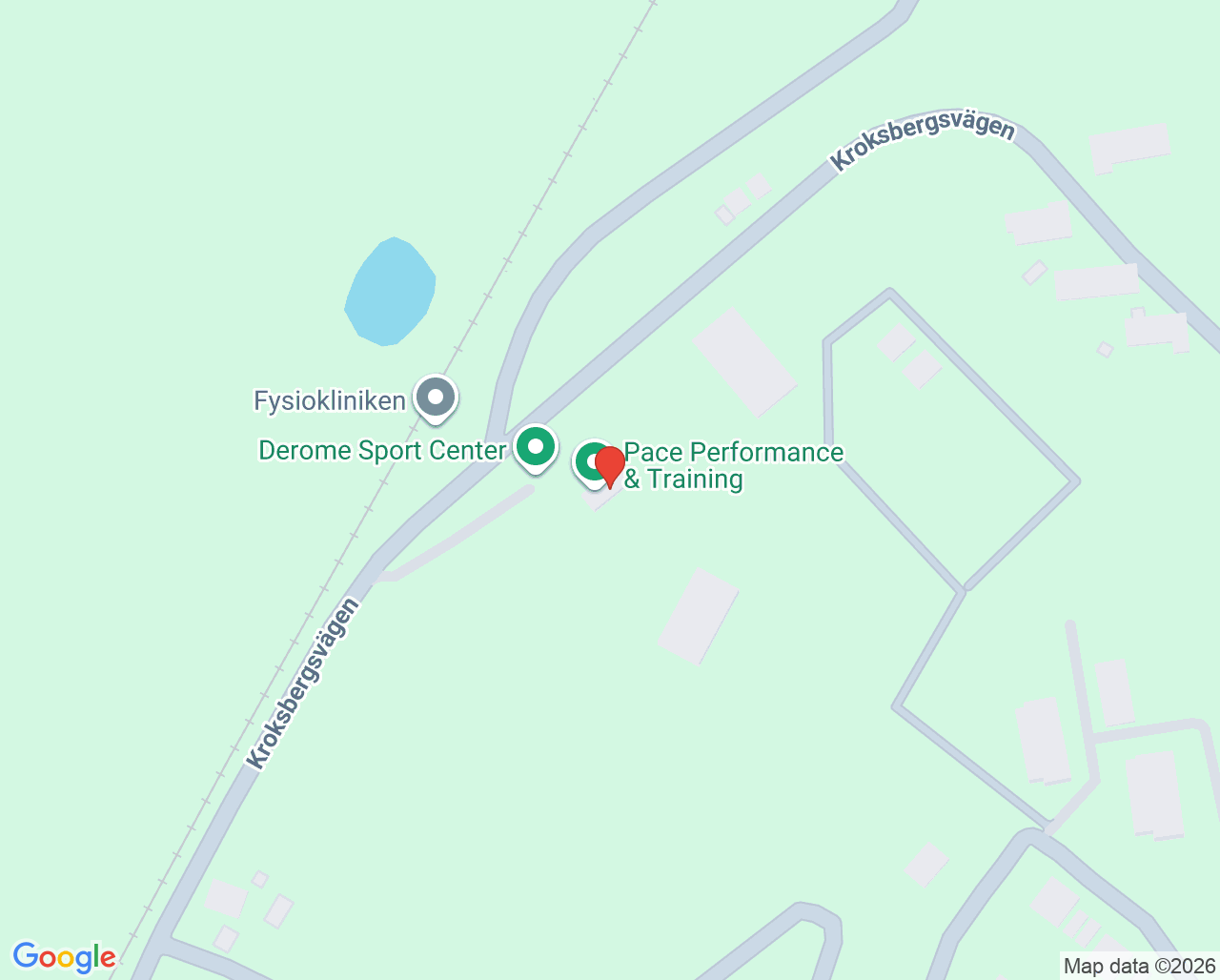 Karta till Fysiokliniken Varberg