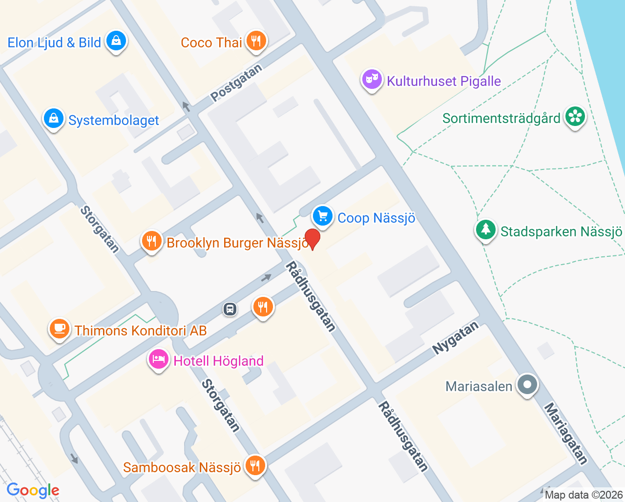 Karta till Oris Dental Nässjö Plan 4