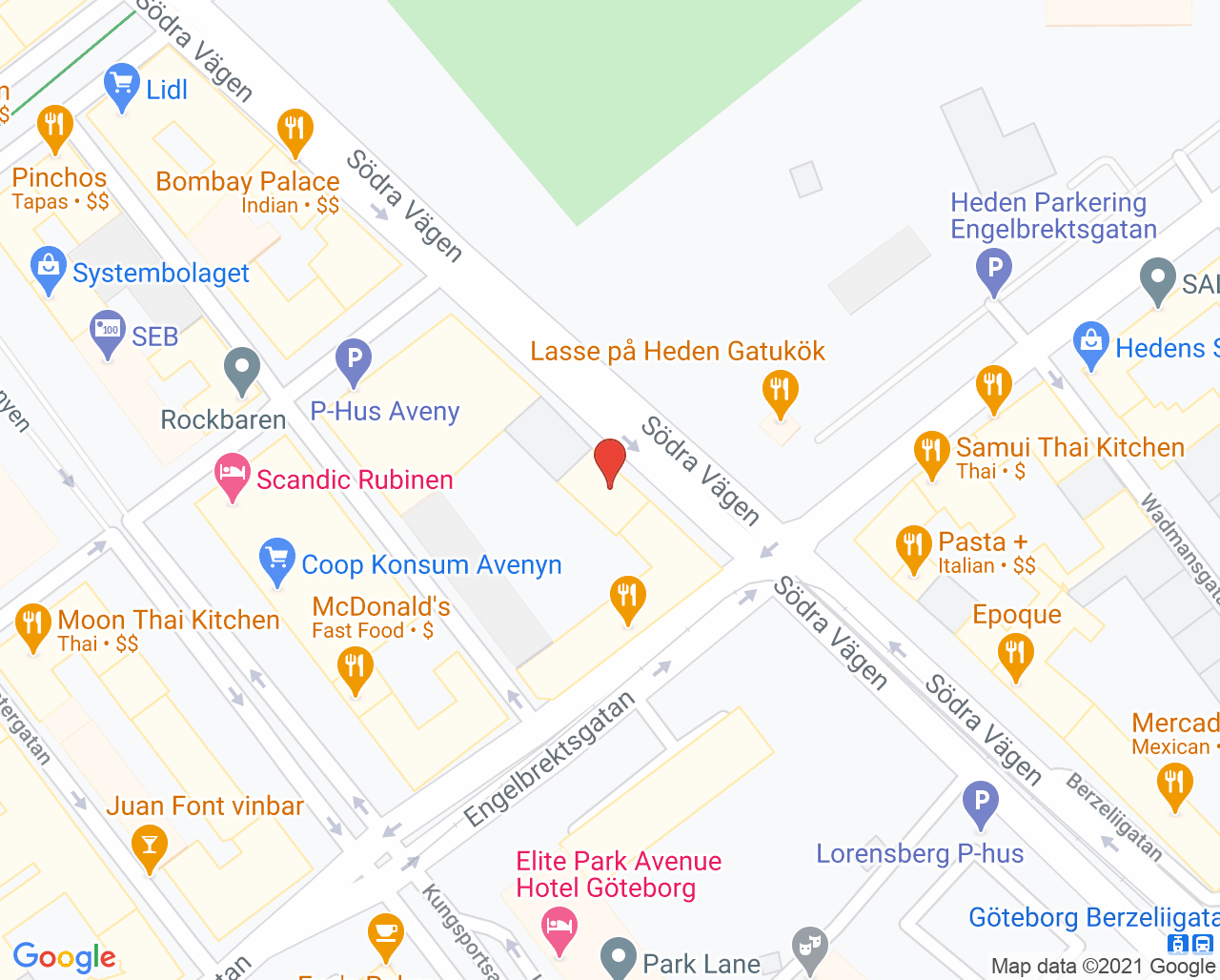 Karta till Stiernstam Läkarservice