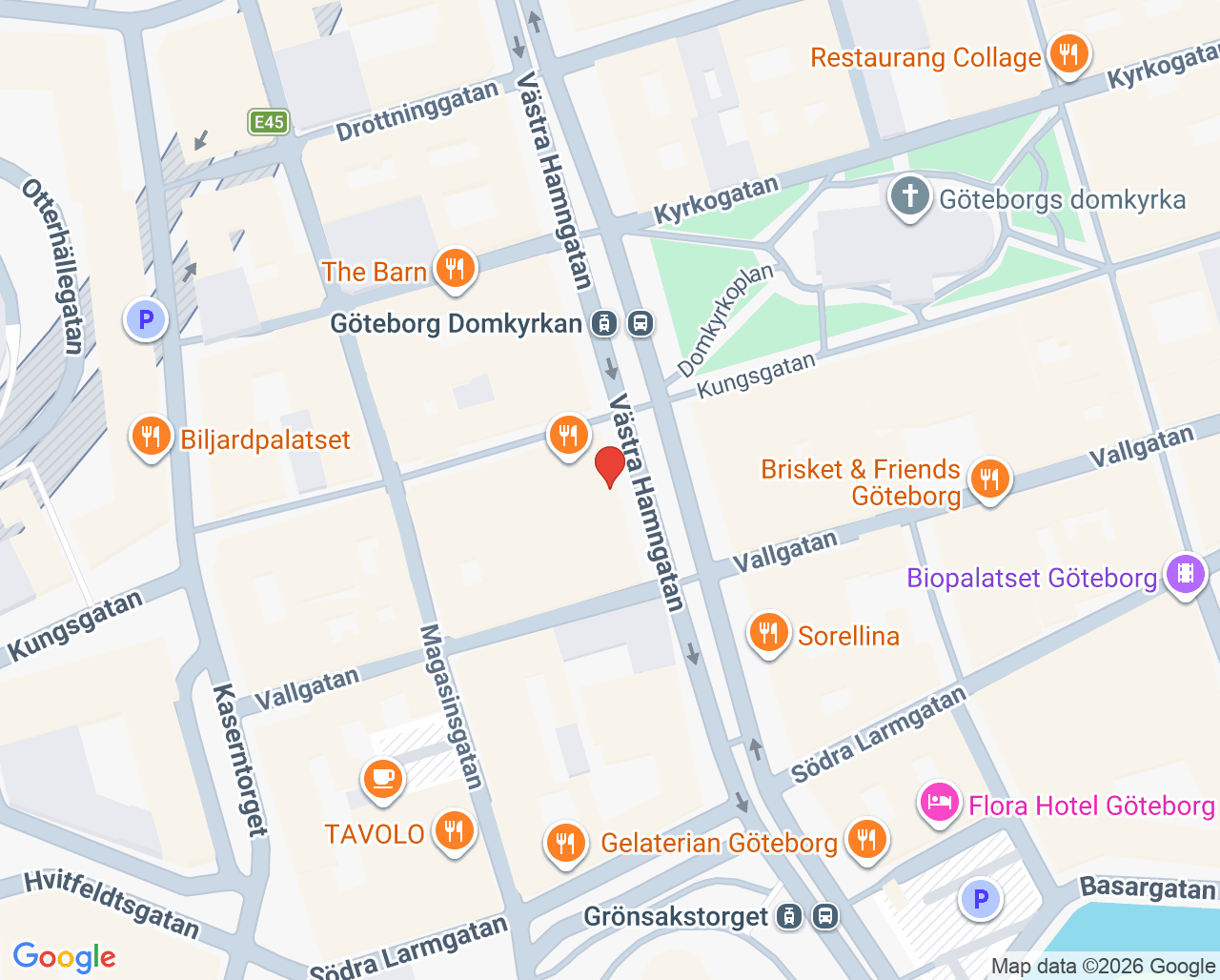Karta till Sokolova Gynkliniken