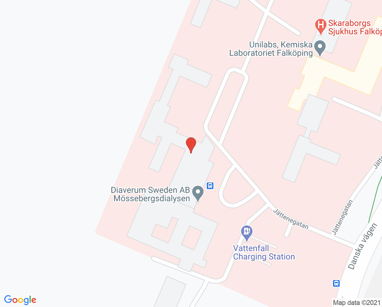 Karta till Folktandvården Falköping, Falköping
