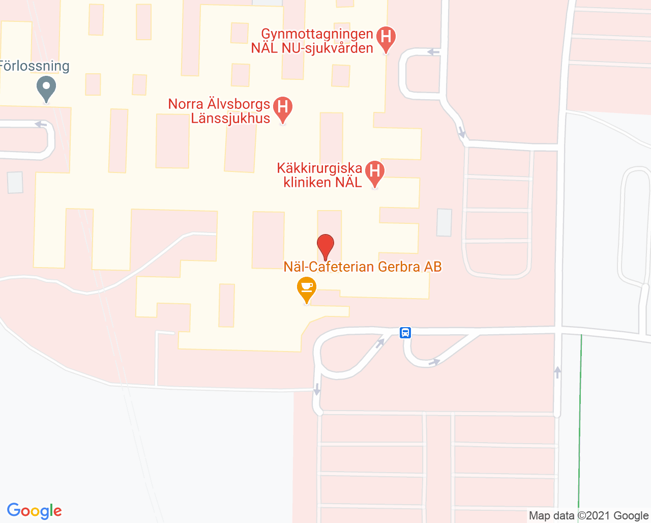 Karta till Avdelning 63 KAVA NÄL, Trollhättan