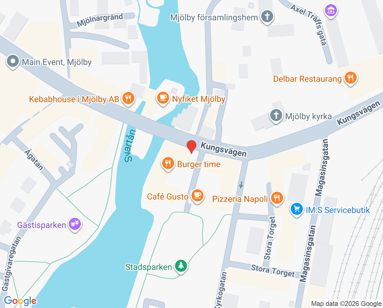 Karta till Stjärnkliniken, Mjölby