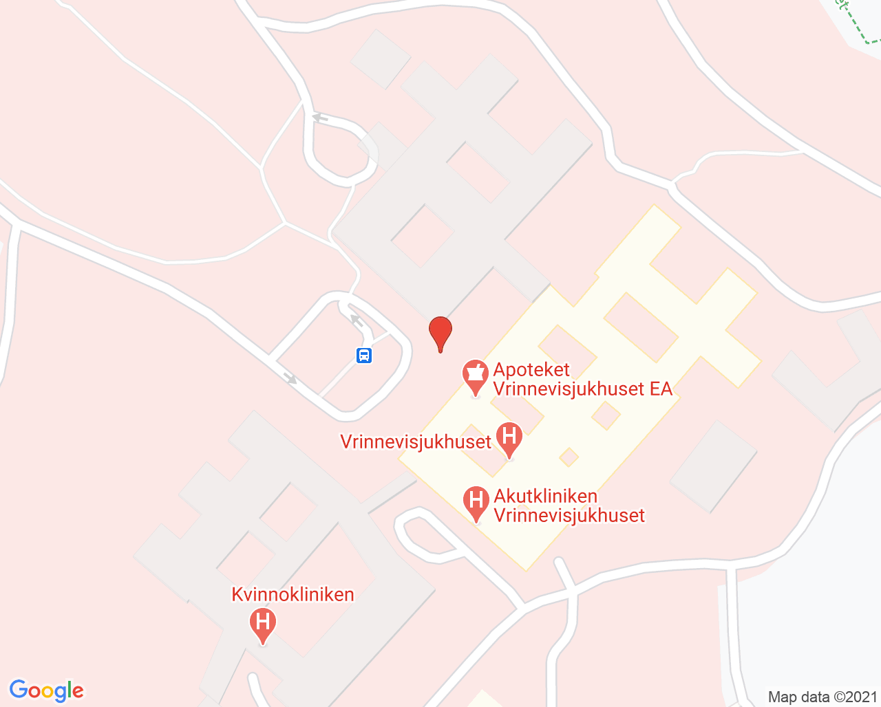 Karta till Centrum för Orofacial medicin Norrköping, Folktandvården