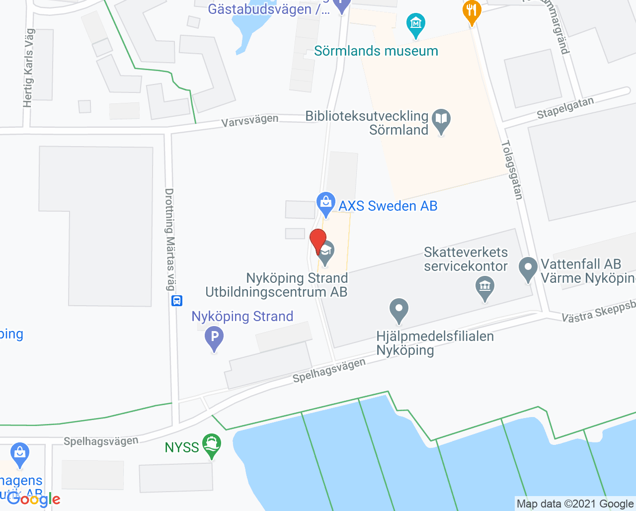 Karta till Lena Johansson, Nyköping