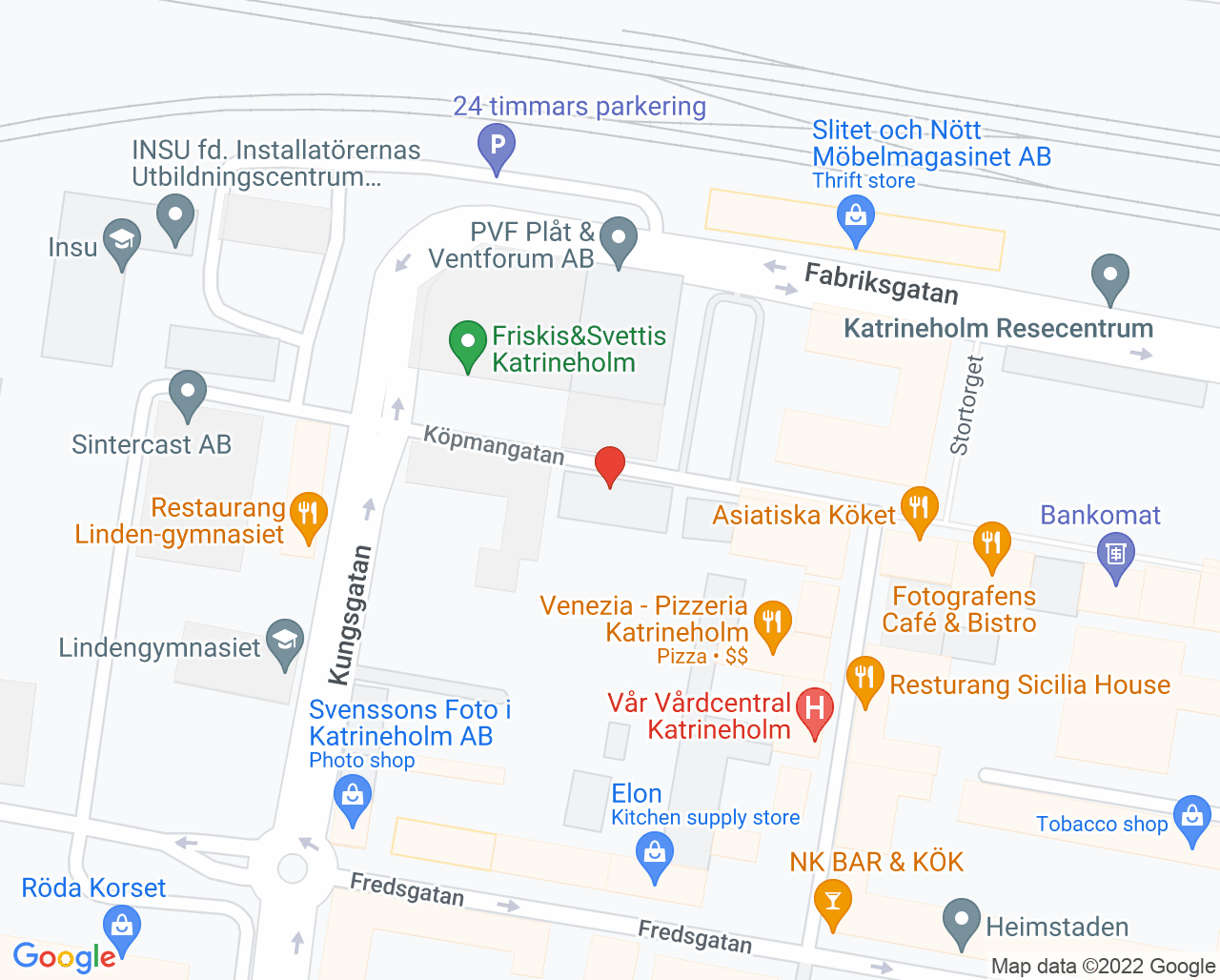 Karta till Eva Holmström, Katrineholm