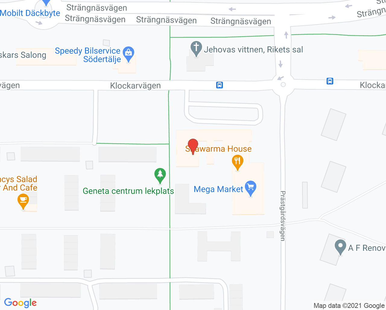 Karta till Capio Flyktingmottagning, Capio Vårdcentral Wasa