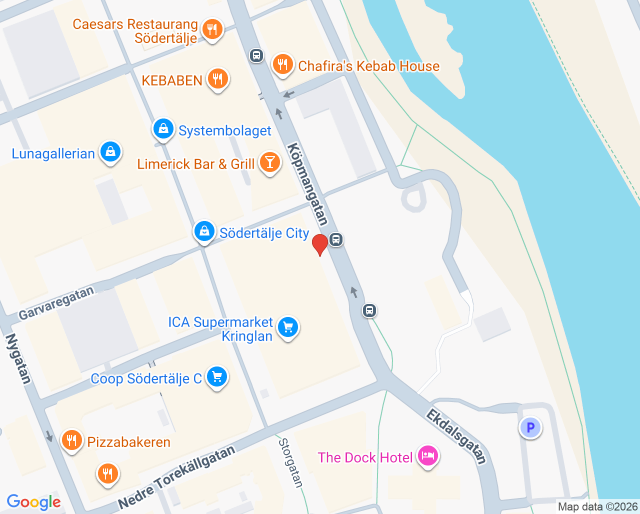 Karta till Emil läkarmottagning