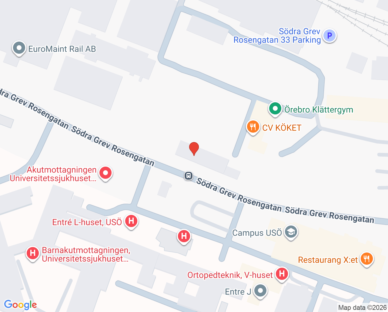Karta till Specialistpsykiatrin läkare Örebro