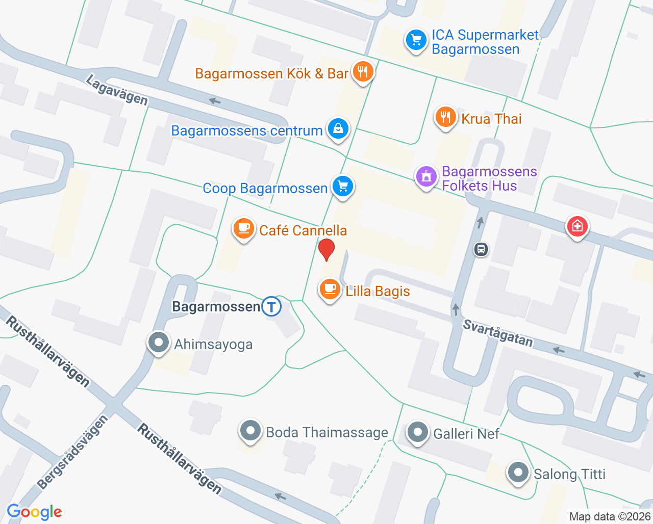 Karta till Tandläkare Nadejda Stoyanova