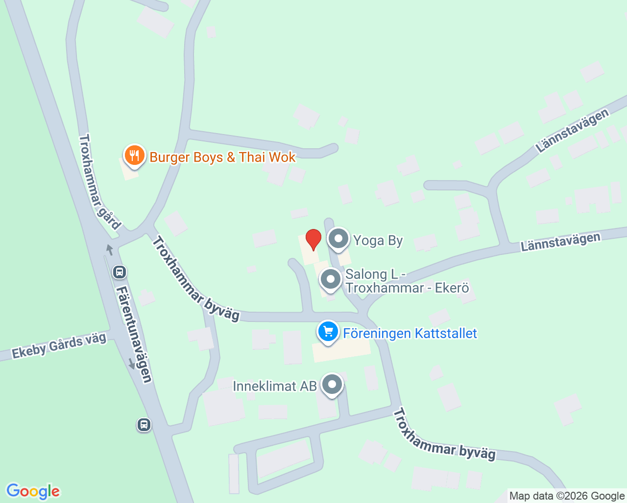 Karta till Mälarö Tandvård, Skå