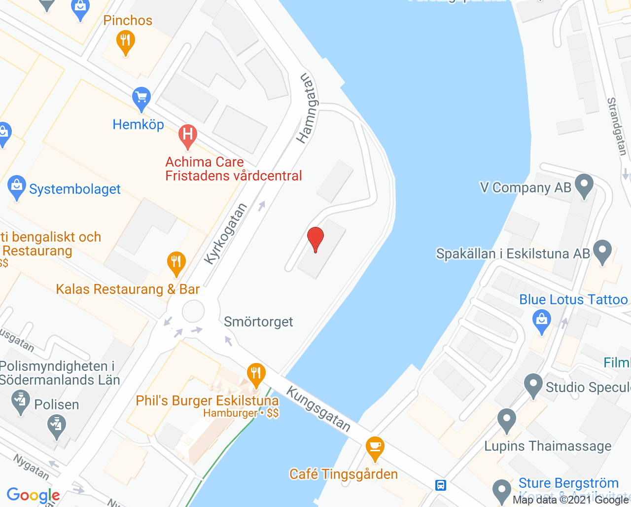 Karta till Jan Eriksson Psykologkonsult AB, Eskilstuna