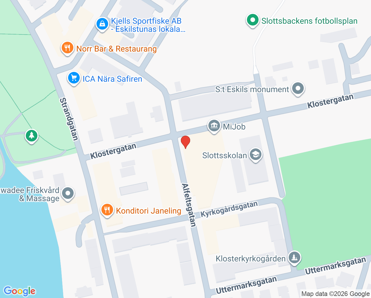 Karta till Stefan Göransson, Eskilstuna