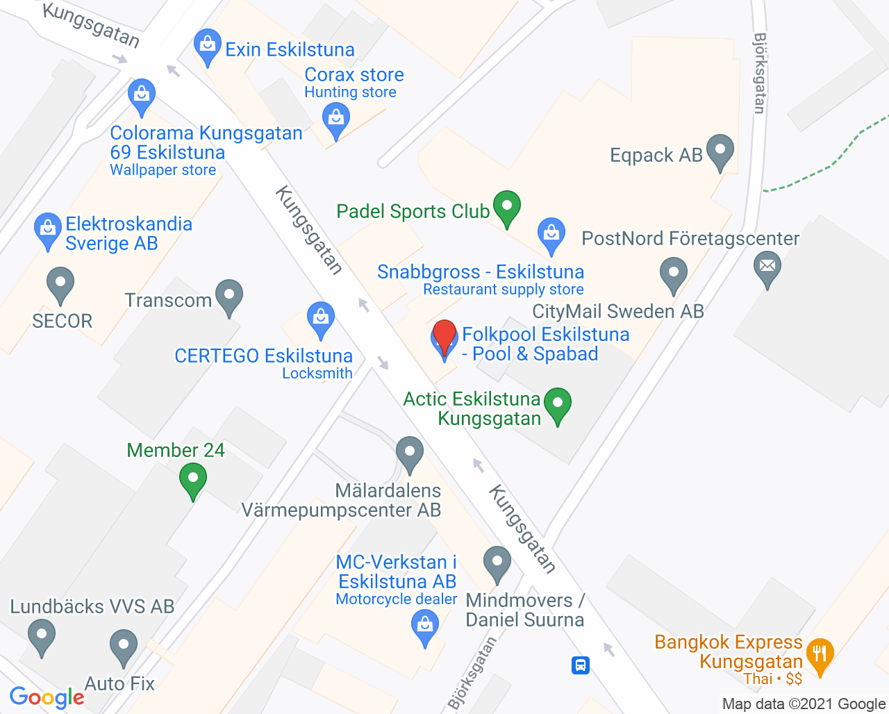 Karta till Ola Bengtsson, Eskilstuna