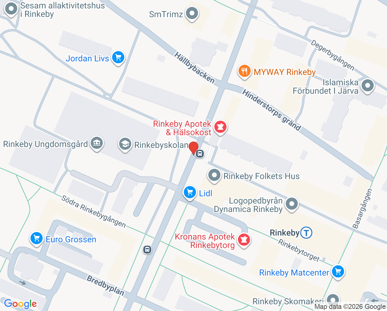 Karta till Stockholm Audiologi AB