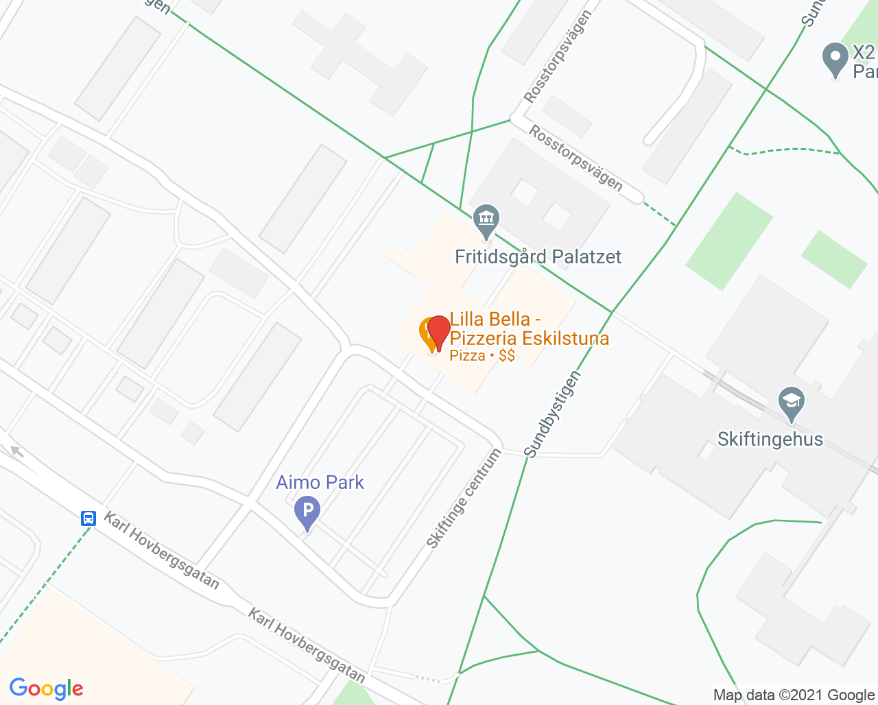 Karta till Läkare, Vårdcentralen Skiftinge Eskilstuna, Region Sörmland
