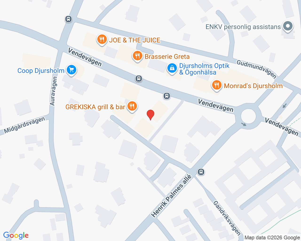 Karta till Vigör sjukgymnastik
