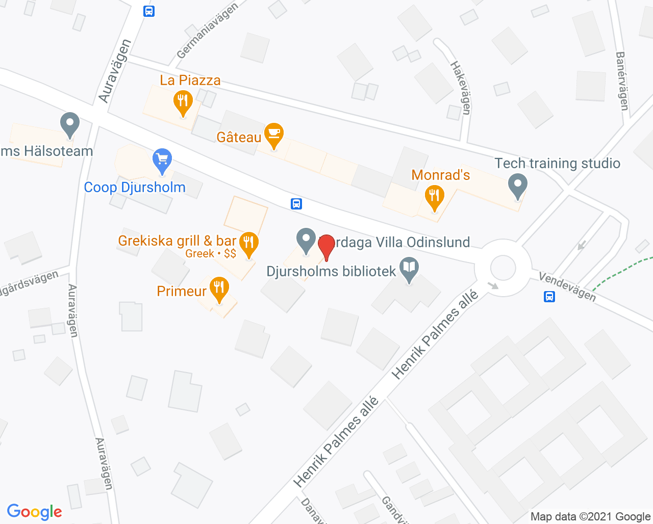 Karta till Vigor - Åsa Boman, Danderyd