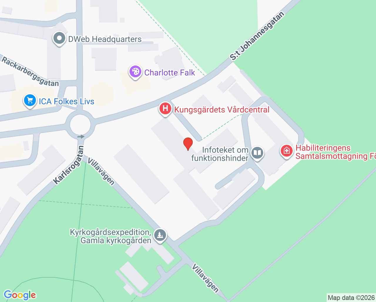 Karta till LSS råd och stöd Region Uppsala