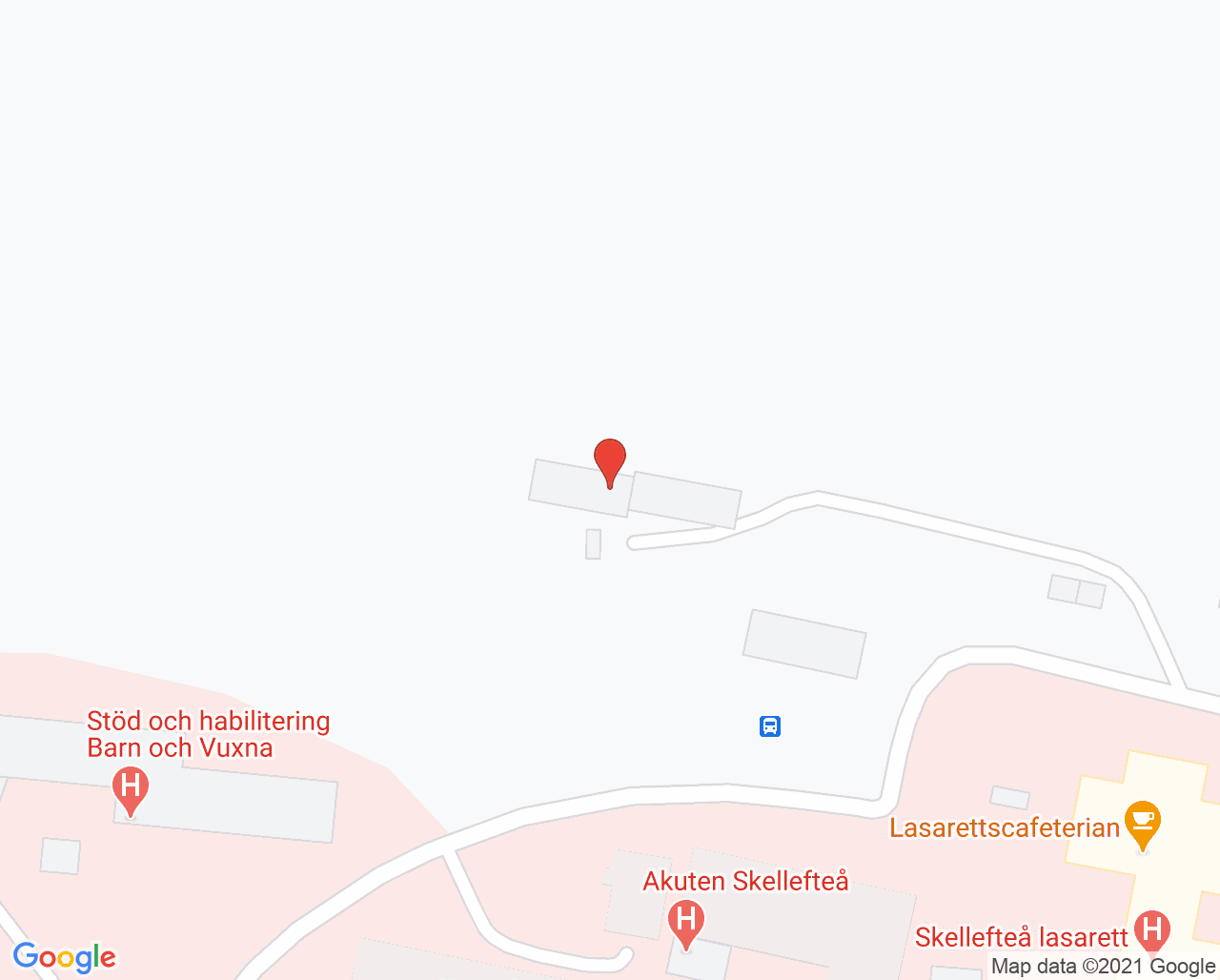 Karta till Teknisk hörselvård Skellefteå