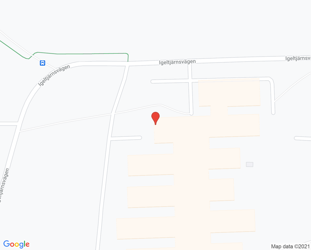 Karta till Strålbehandling Sundsvall