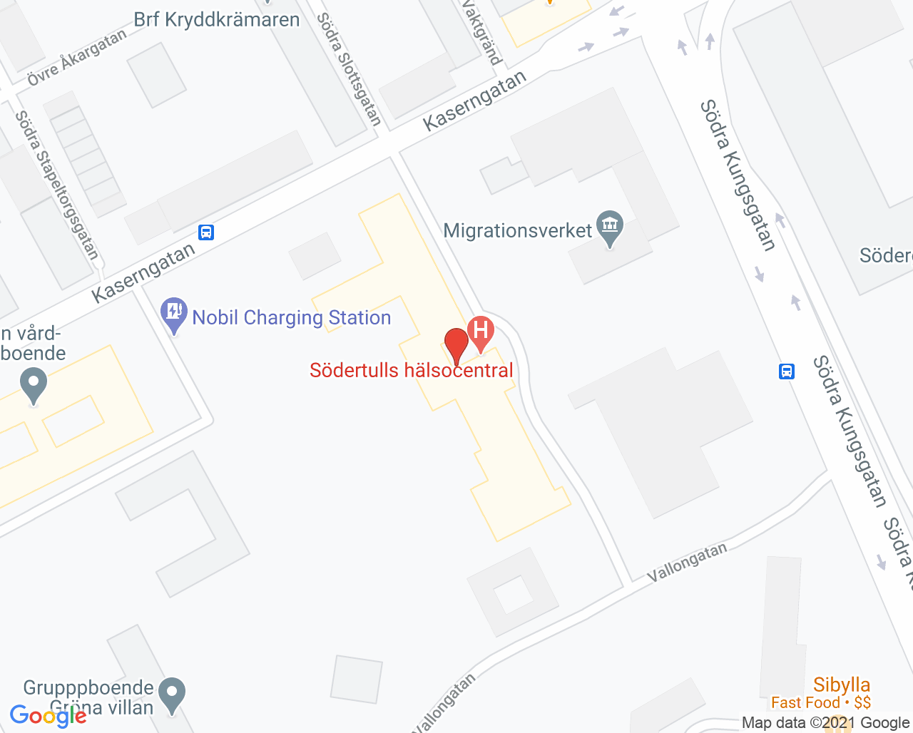 Karta till Barn- och ungdomspsykiatrimottagning bedömning Gävle