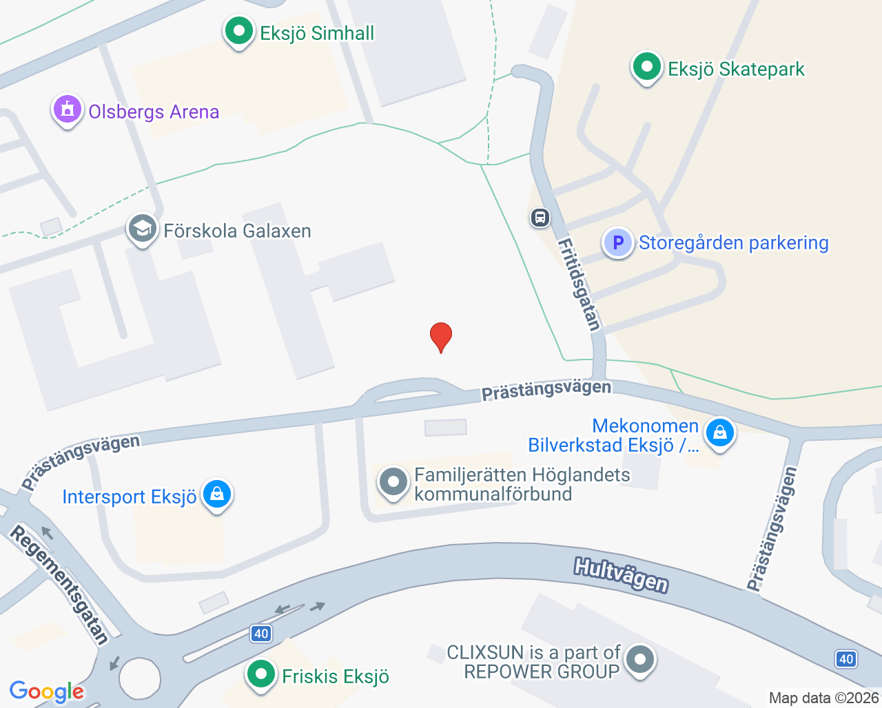 Karta till Barnhälsovårdens Psykologenhet Öster