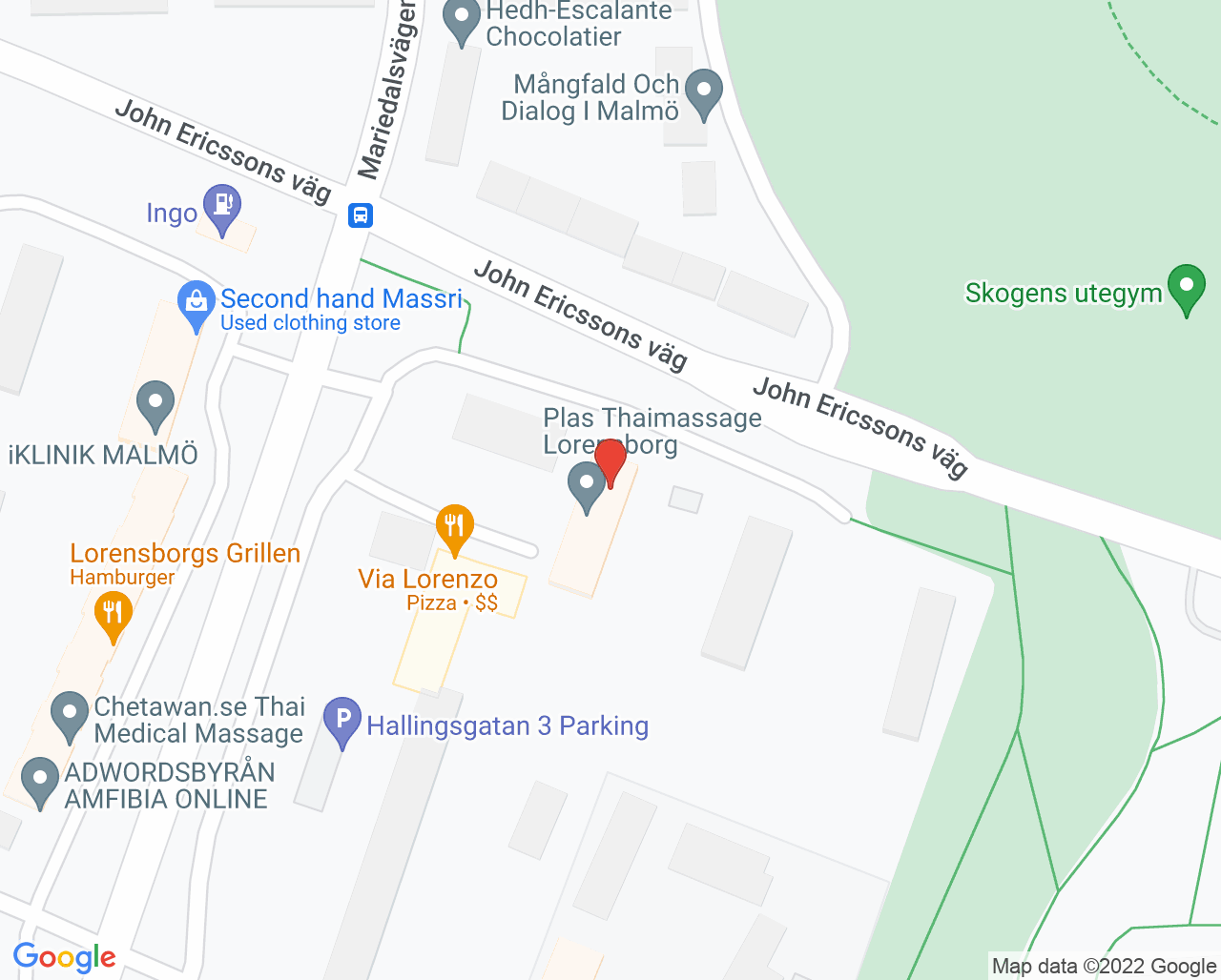 Karta till Granström Håkan, Malmö