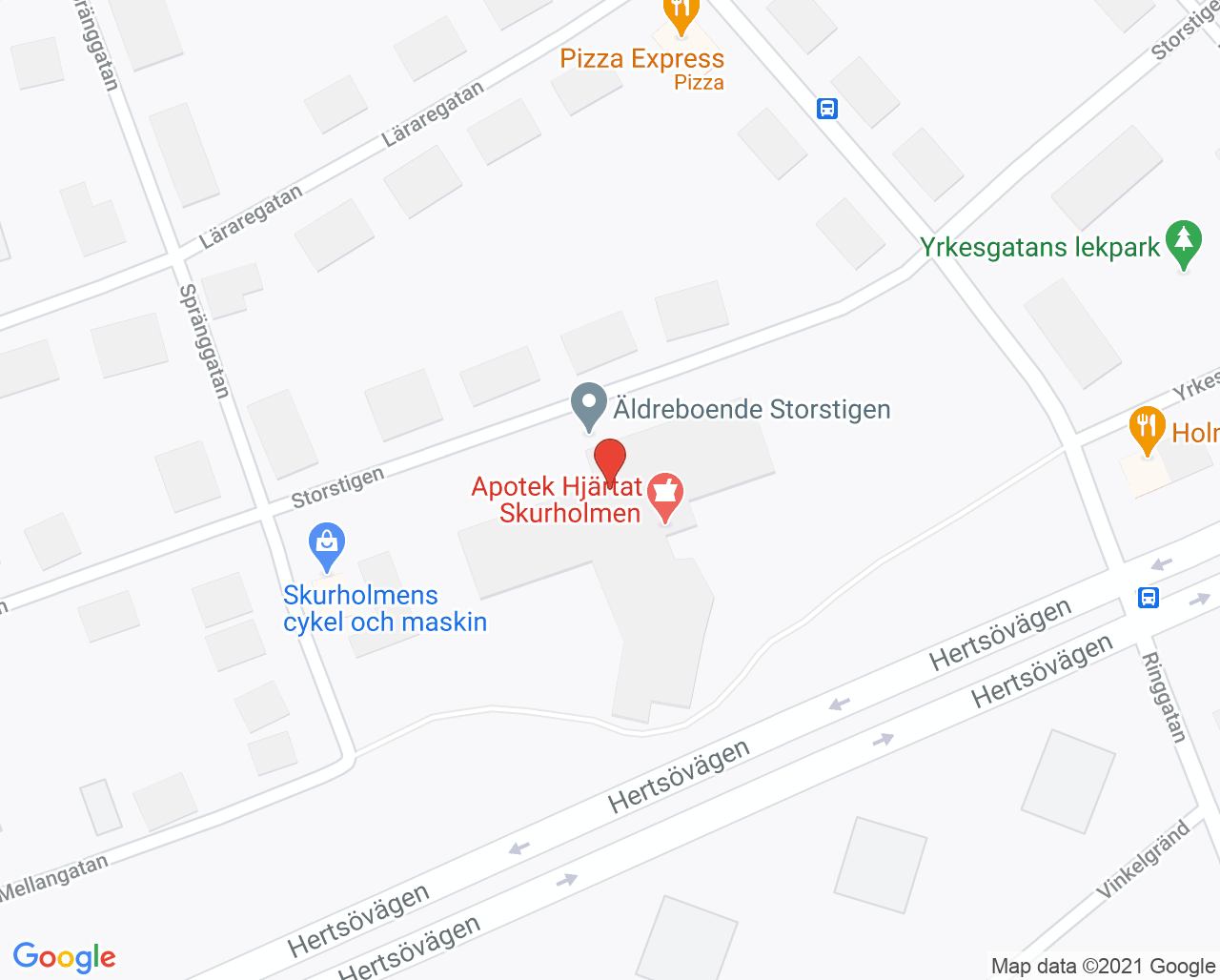Karta till Cellprovtagning Barnmorskemottagningen Örnäsets hc
