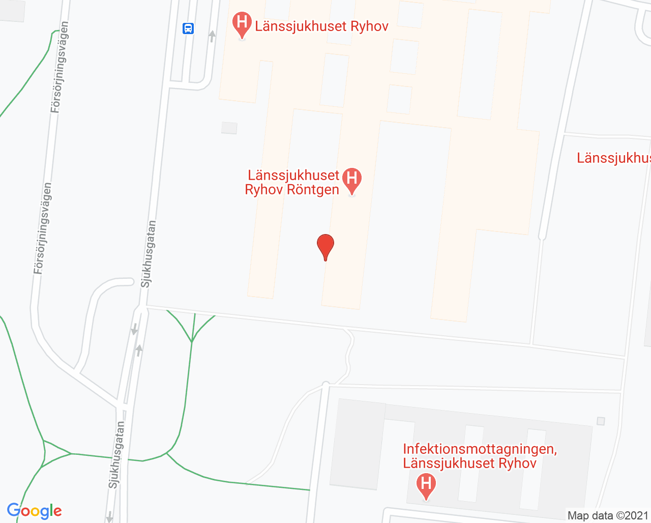 Karta till Urologavdelningen Länssjukhuset Ryhov