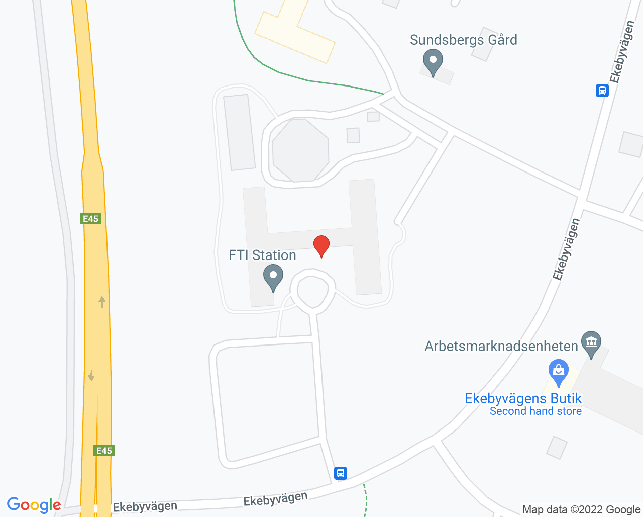Karta till Folktandvården Sunne