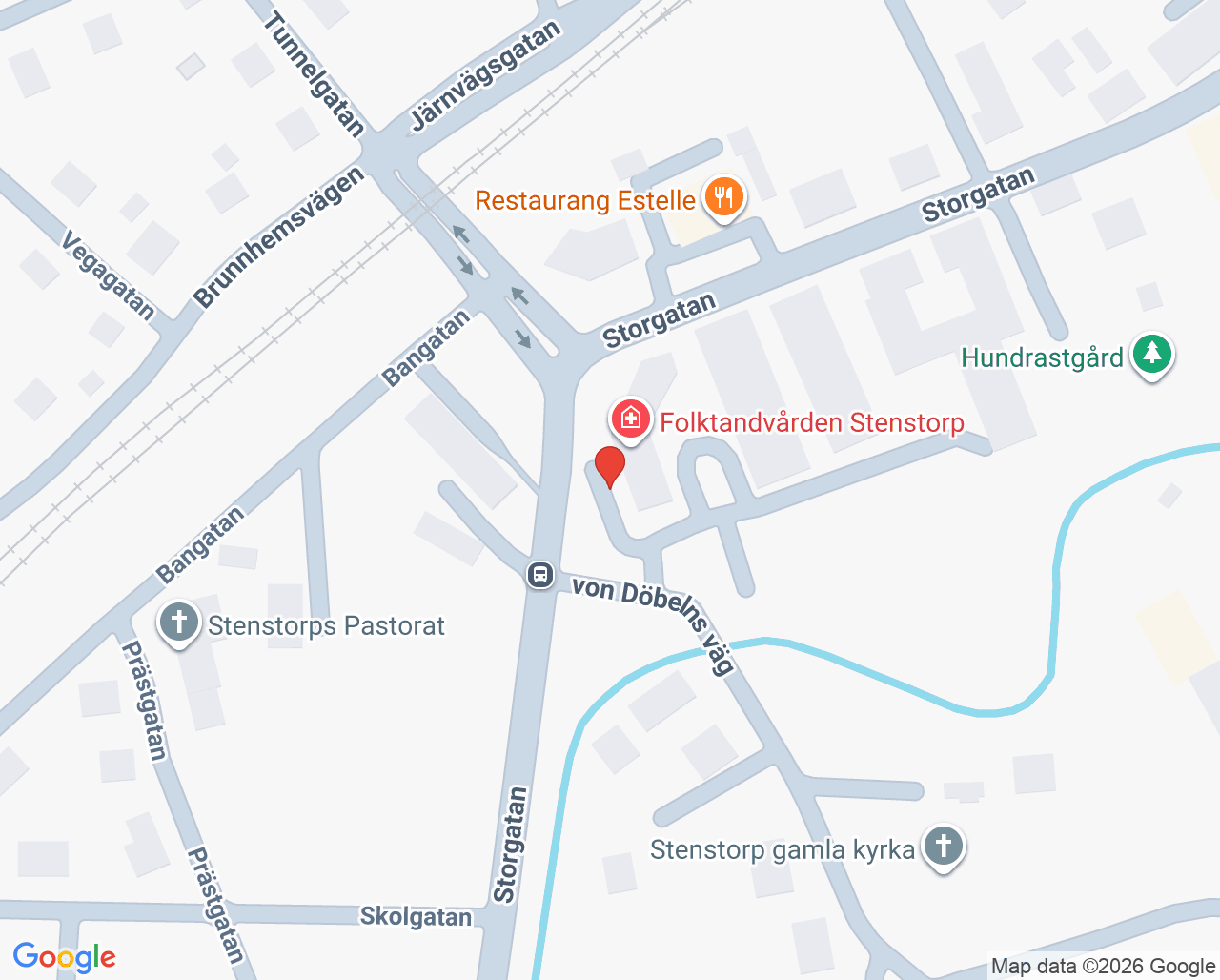Karta till Folktandvården Stenstorp Falköping, Stenstorp