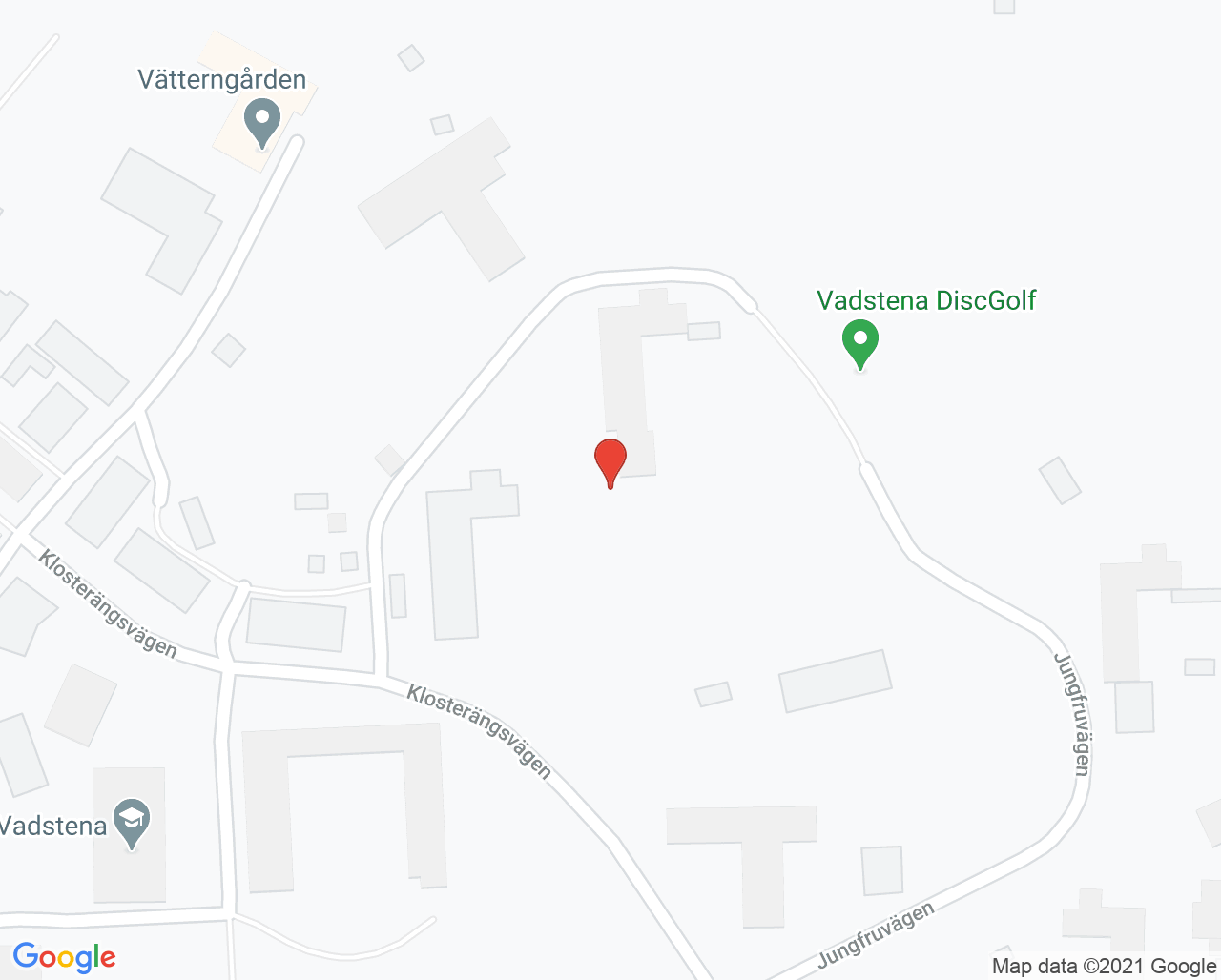 Karta till Avdelning A1, Rättspsykiatriska regionkliniken