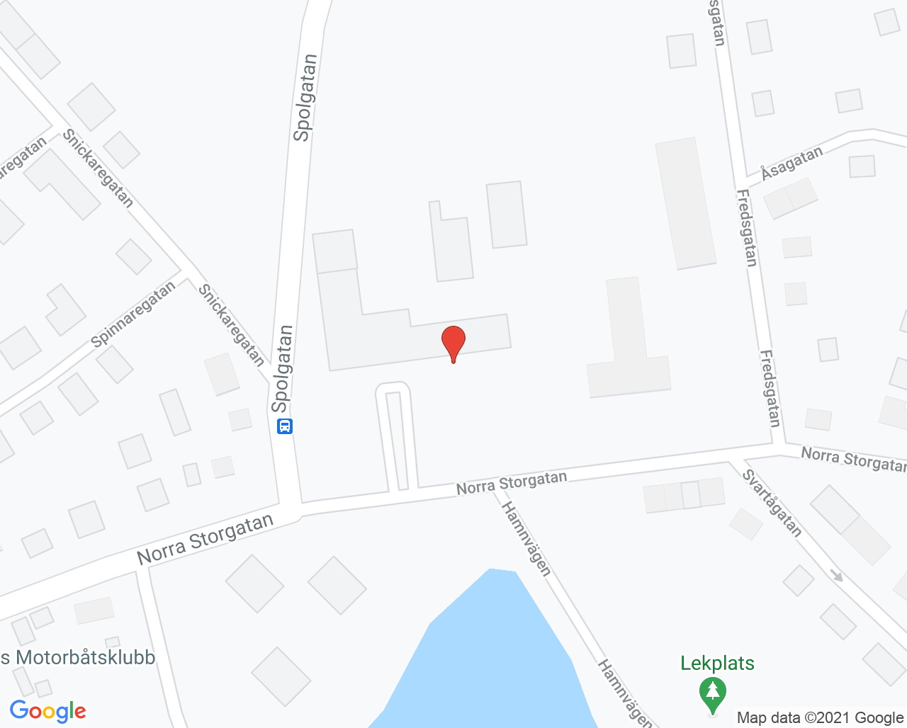Karta till Laboratoriet Tranås vårdcentral
