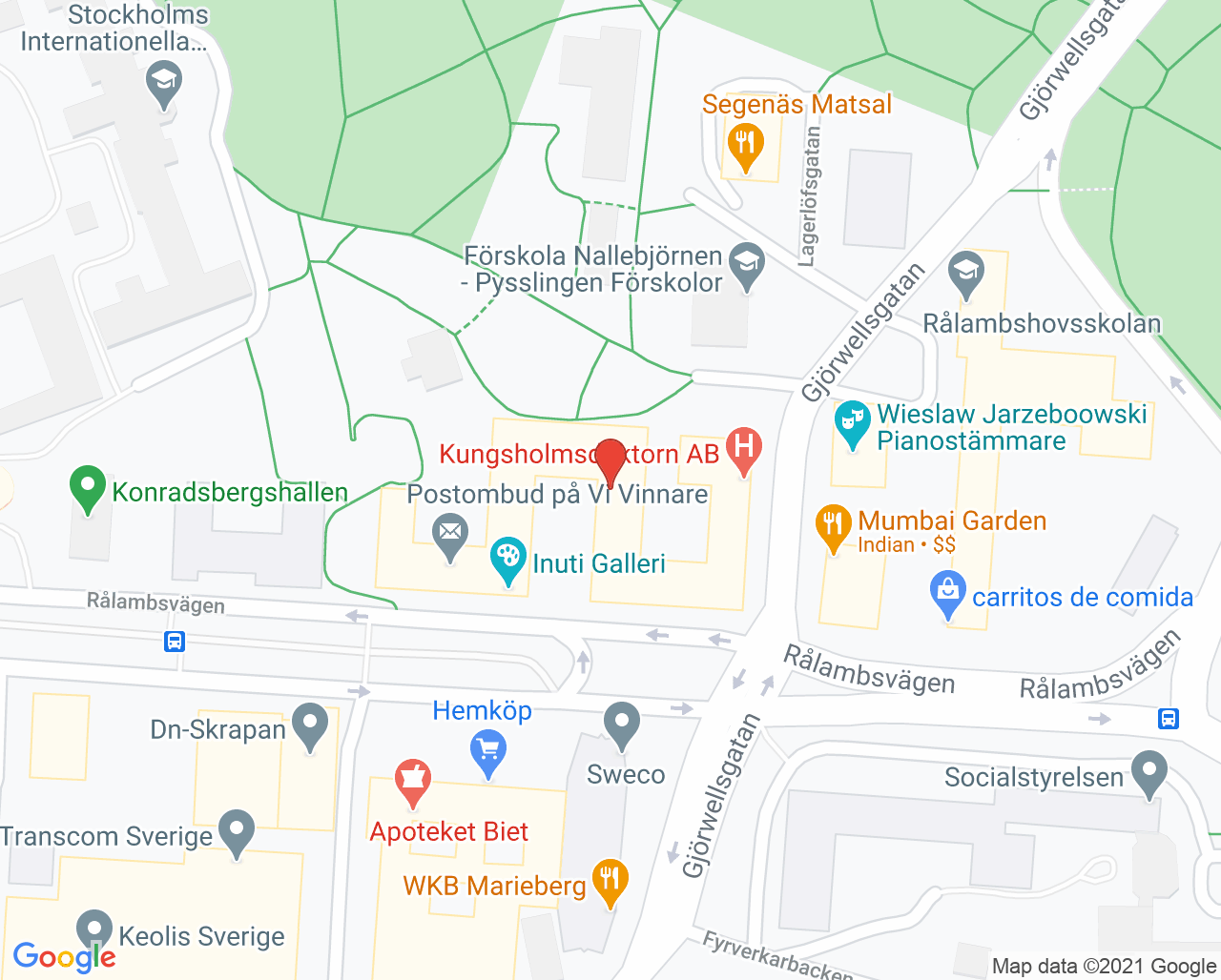 Karta till Kungsholmsdoktorn
