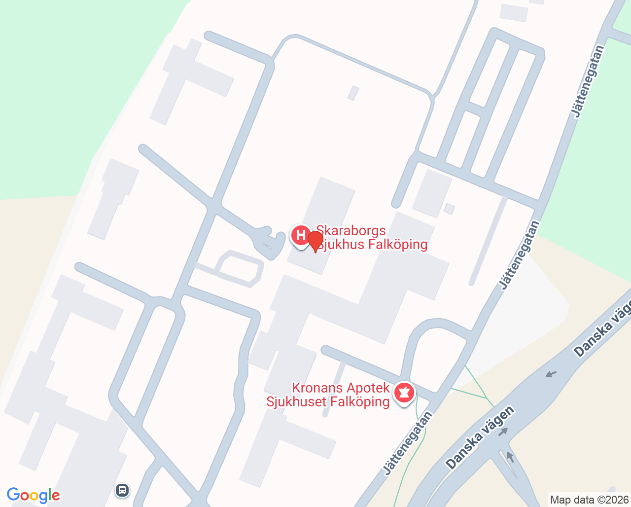 Karta till Specialistkliniken för ortodonti Falköping, Falköping