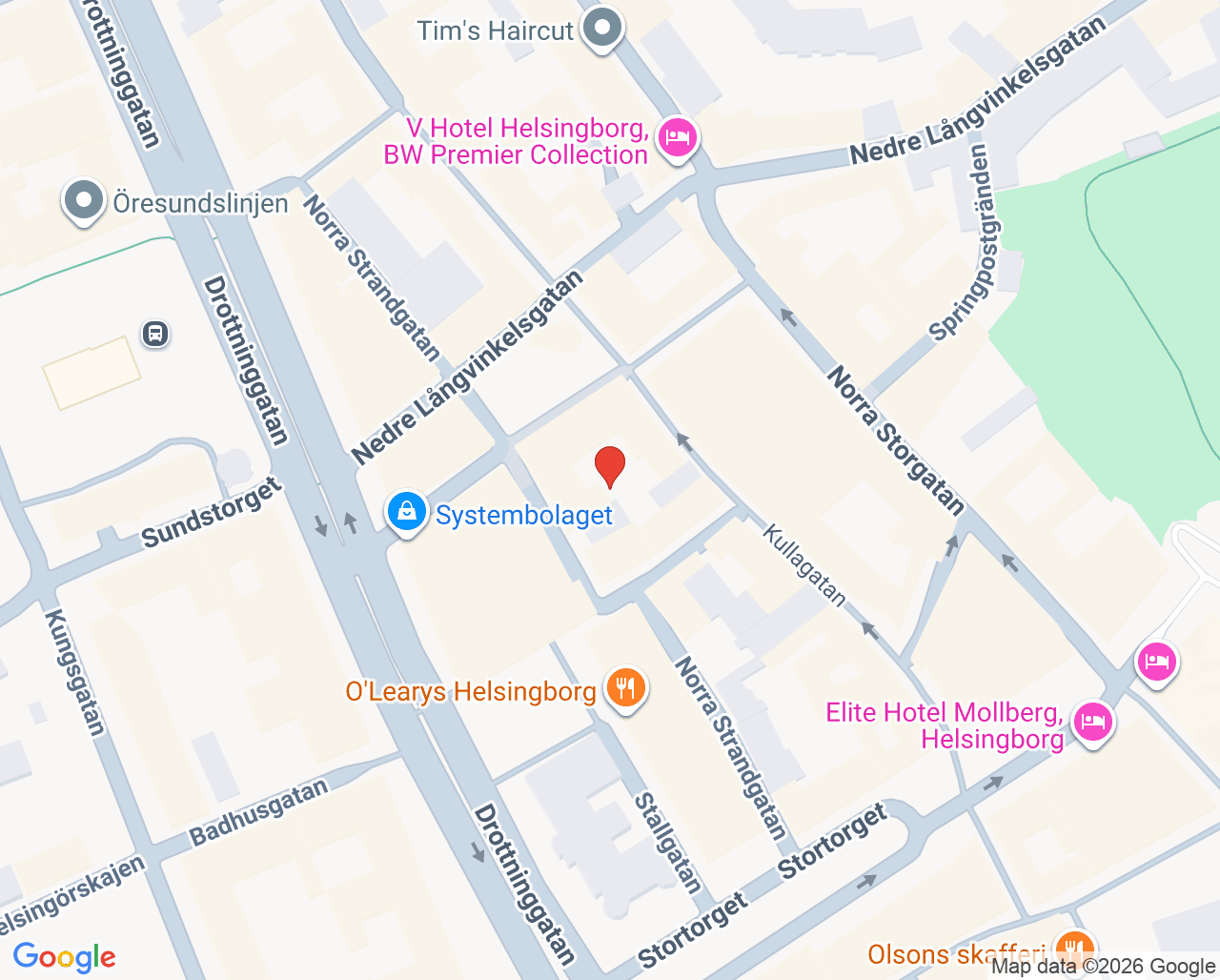 Karta till Tandvårdsteamet Helsingborg, Helsingborg