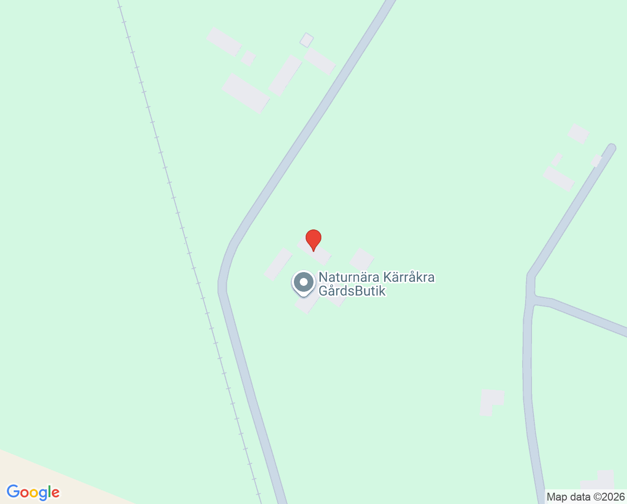 Karta till Naturnära Kärråkra, Hässleholm